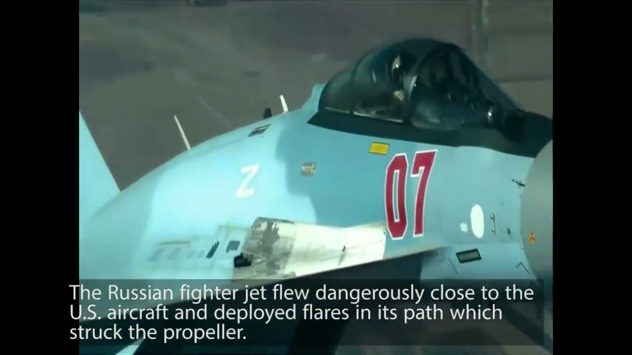 Russian unprofessional behavior over Syria - 23 July 2023
