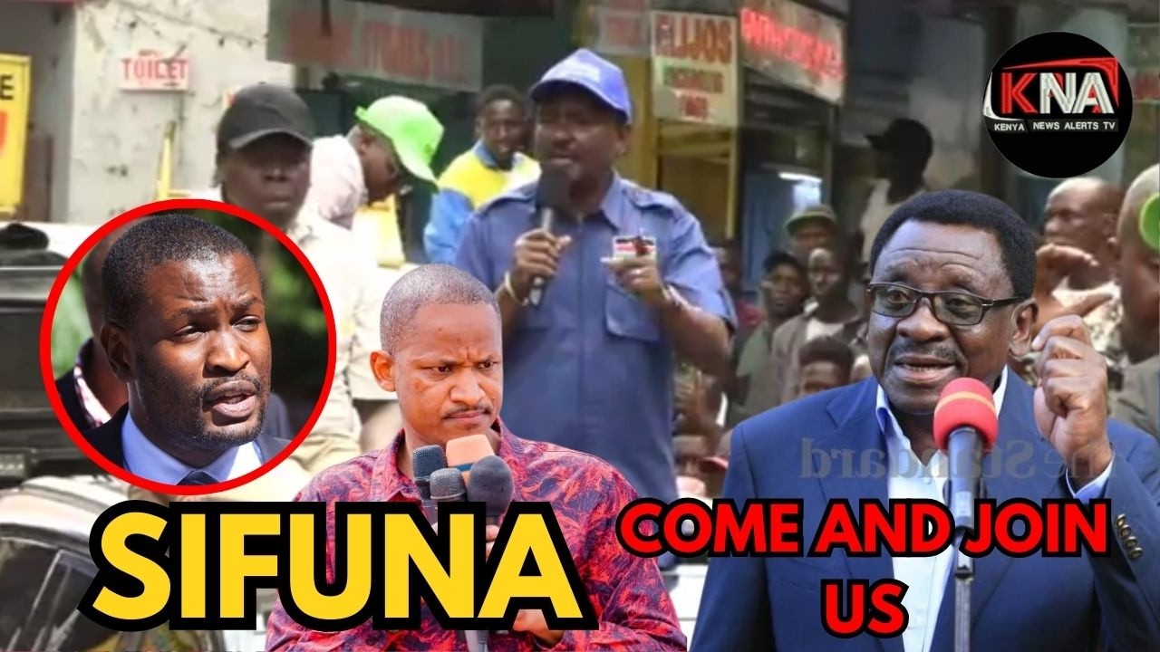 KALONZO CALLS UPON SIFUNA AND BABU OWINO TO JOIN THEM IN THIS RACE OF GETTING RUTO HOME.