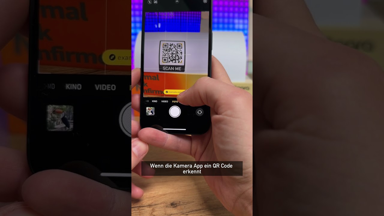 QR Codes scannen in iOS 17