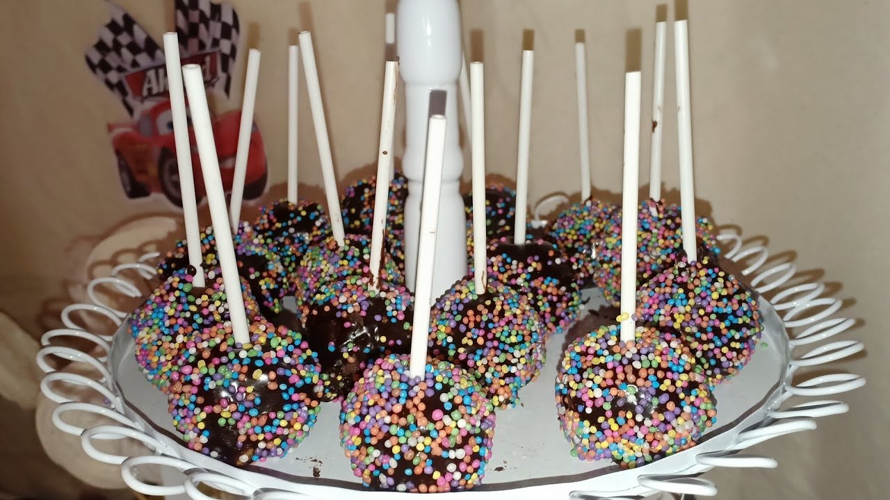 بوب كيك للأطفال حلوى سهلة و سريعة لمناسباتكم و حفلاتكم pop cake