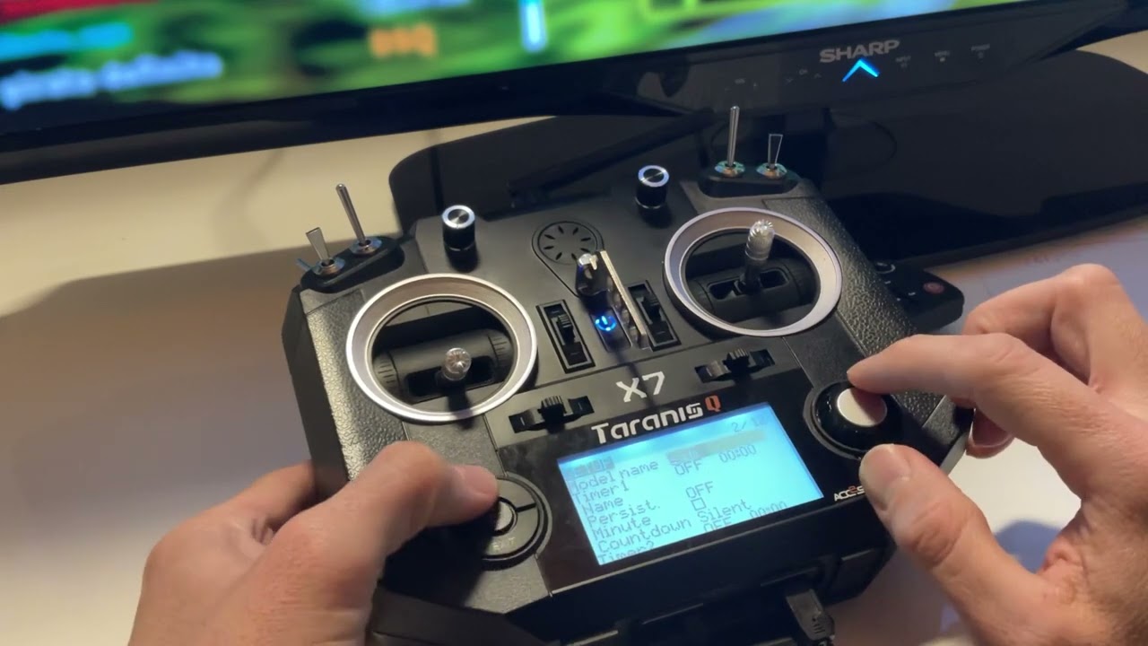Configurazione Taranis QX7 per simulatore Lift Off & Dcl Game