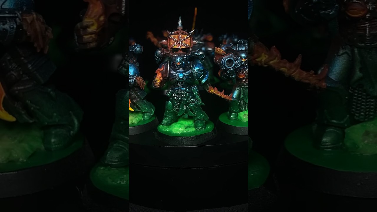 Chaos Space Marines Legionaries Kill Team - Warhammer 40K - Painting Showcase