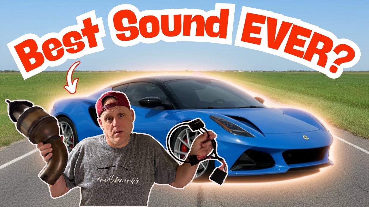ЛУЧШИЙ ЗВУК В ИСТОРИИ?! Lotus Emira GRP с удаленным третьим катализатором + гидроизоляция клапанн...