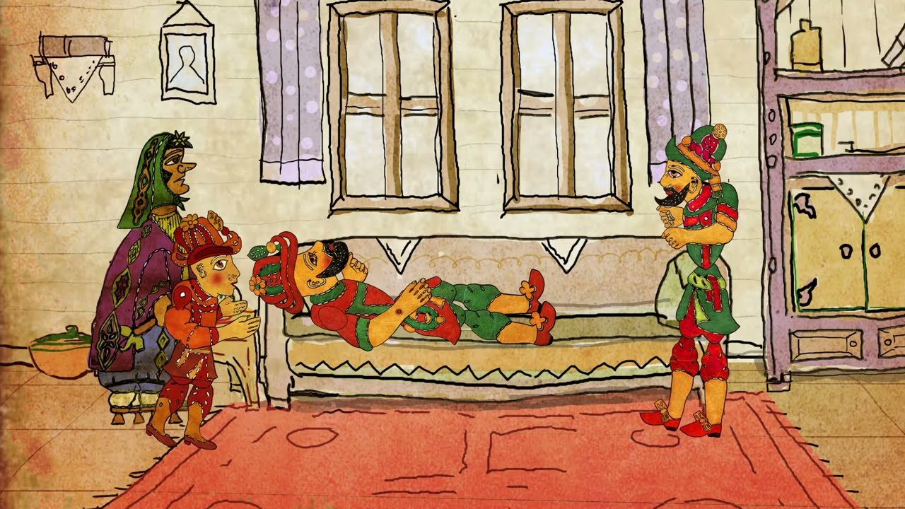 Karagöz ile Hacivat - Ah Karnım Vah Karnım | Çizgi Film