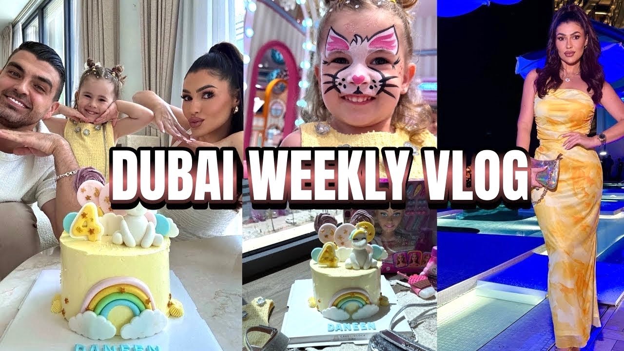 Dubai Weekly Vlog | Daughter’s Birthday Celebration, Atlantis The Royal & PRP Hair Treatment 🇦🇪