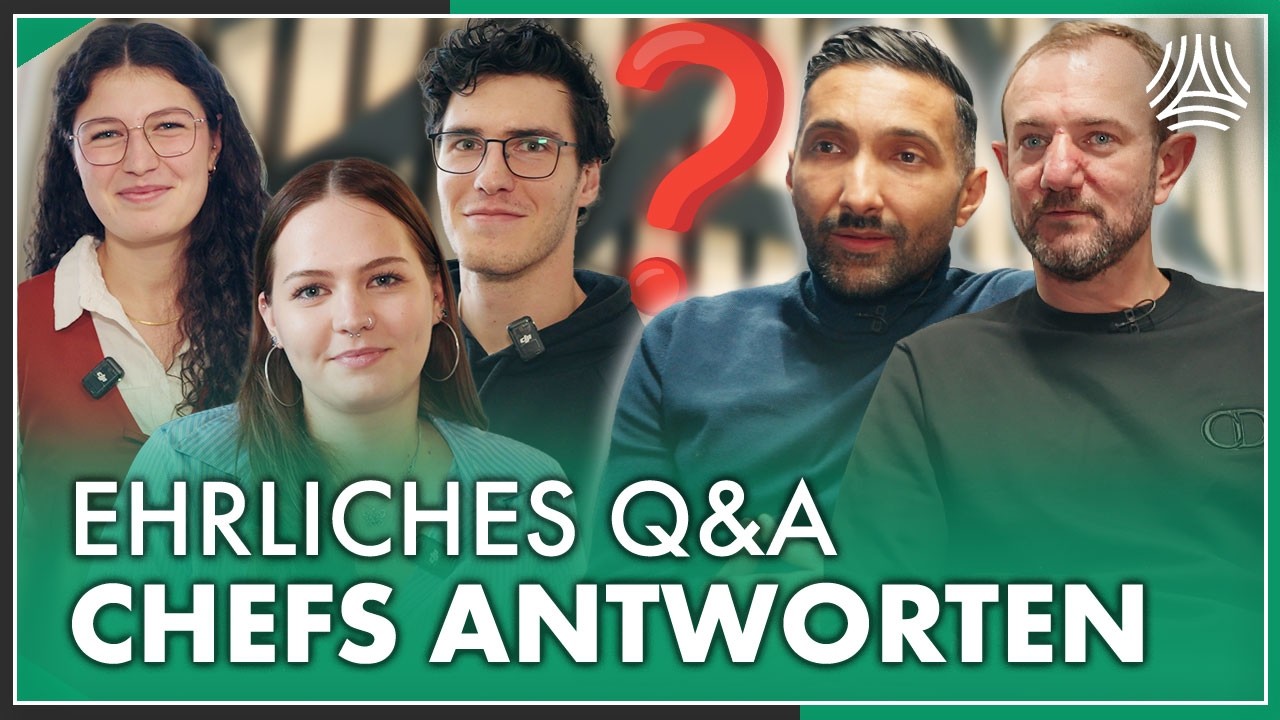 Unsere Mitarbeitenden fragen - wir antworten knallhart! | Q&A mit der Geschäftsführung