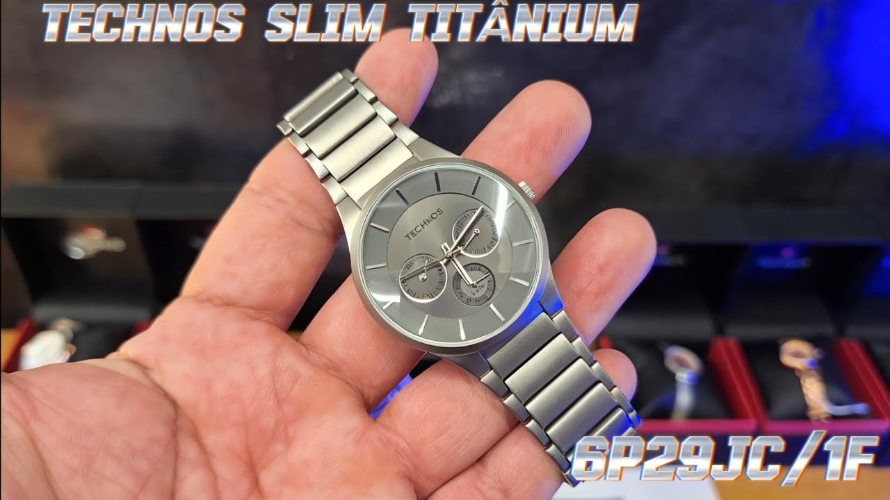 Última peça do estoque Technos Slim Titanium 6P29JC/1F vai para São Cristóvão-PE