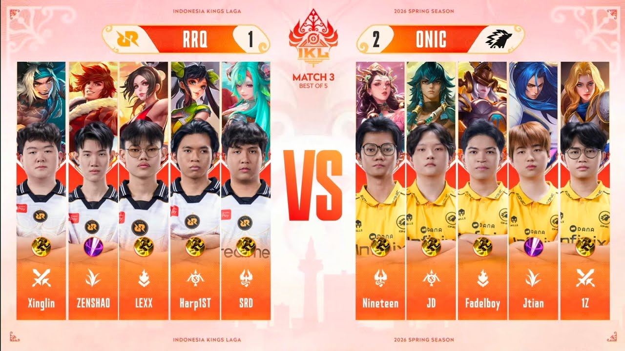 [Regular Season] ONIC vs RRQ | Game 4 | #iklspring2026 #semuabisa 