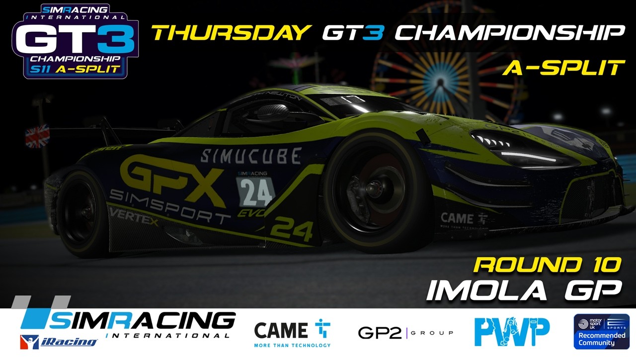 SPLIT-A | GT3 FINALE | Imola | SimRacing International Season 11 Championship