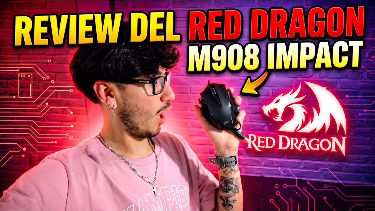 REVIEW DEL REDRAGON M908 impact