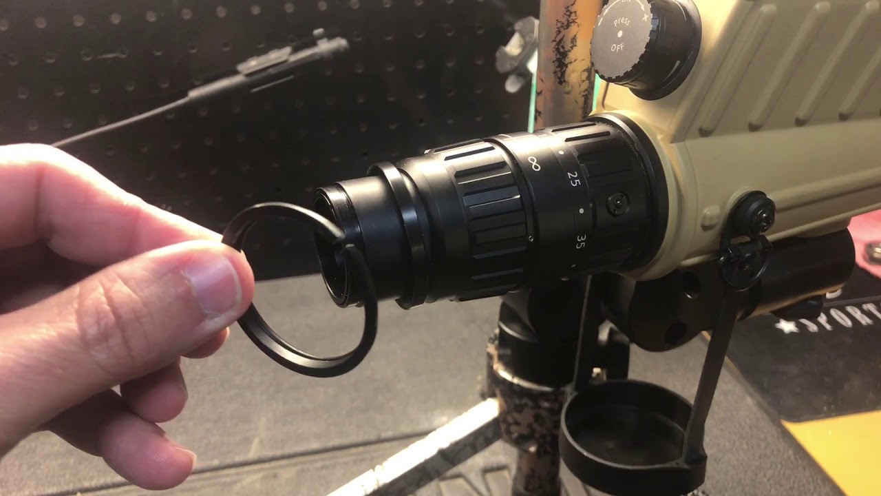 Remove Rubber Eye Cup From Hensoldt Spotter (warning in description)