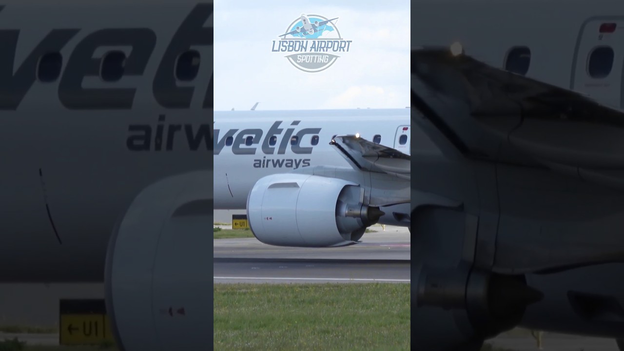 HOWL Sound Embraer E195 E2 from Lisbon Airport