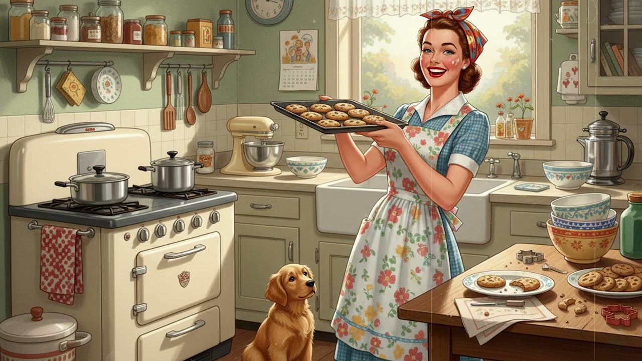 Vintage Music for Cooking: Happy 1940s & 1950s Oldies to Brighten Your Day 🍪