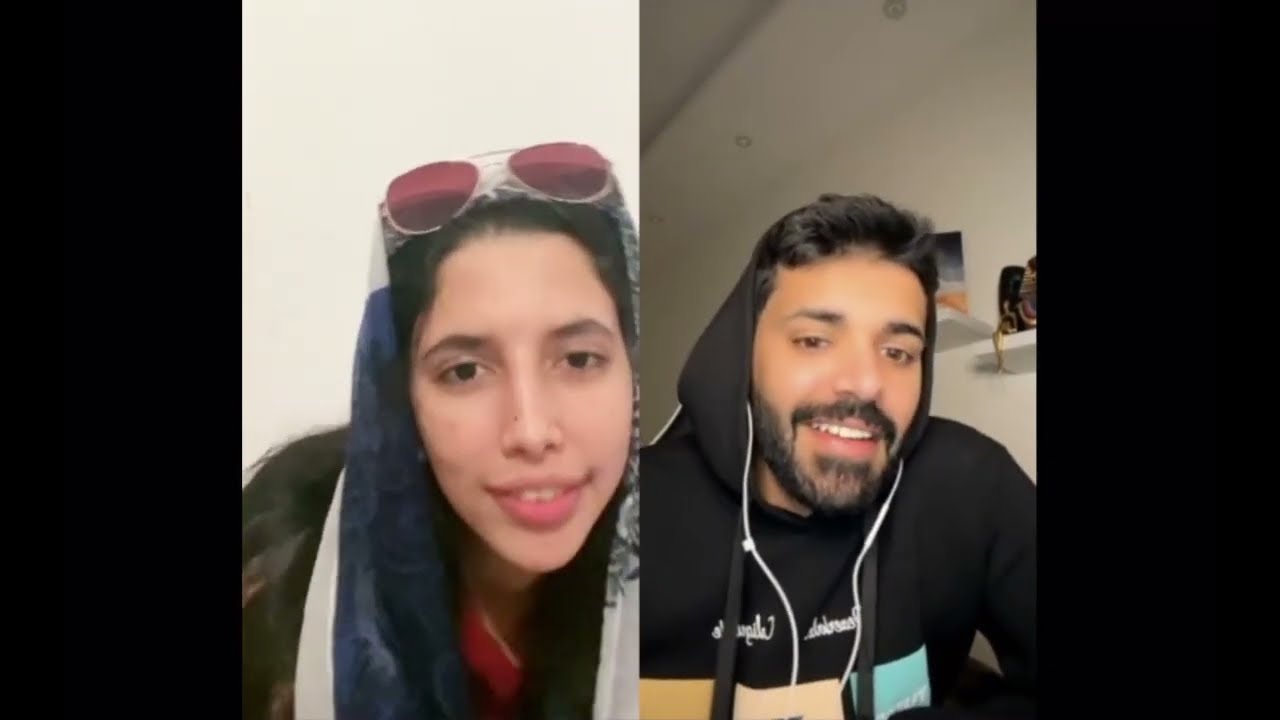 Live chaimae et yasser  تتمة لايف شيماء مع صديقها ياسر الموت الضحك مع شمشون و يسور