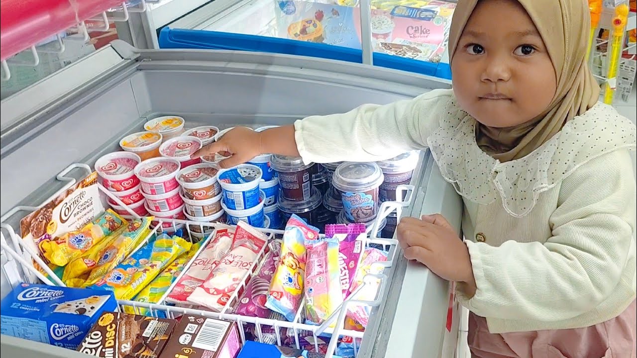 DRAMA SHELLIN BORONG ES KRIM DI ALFAMART