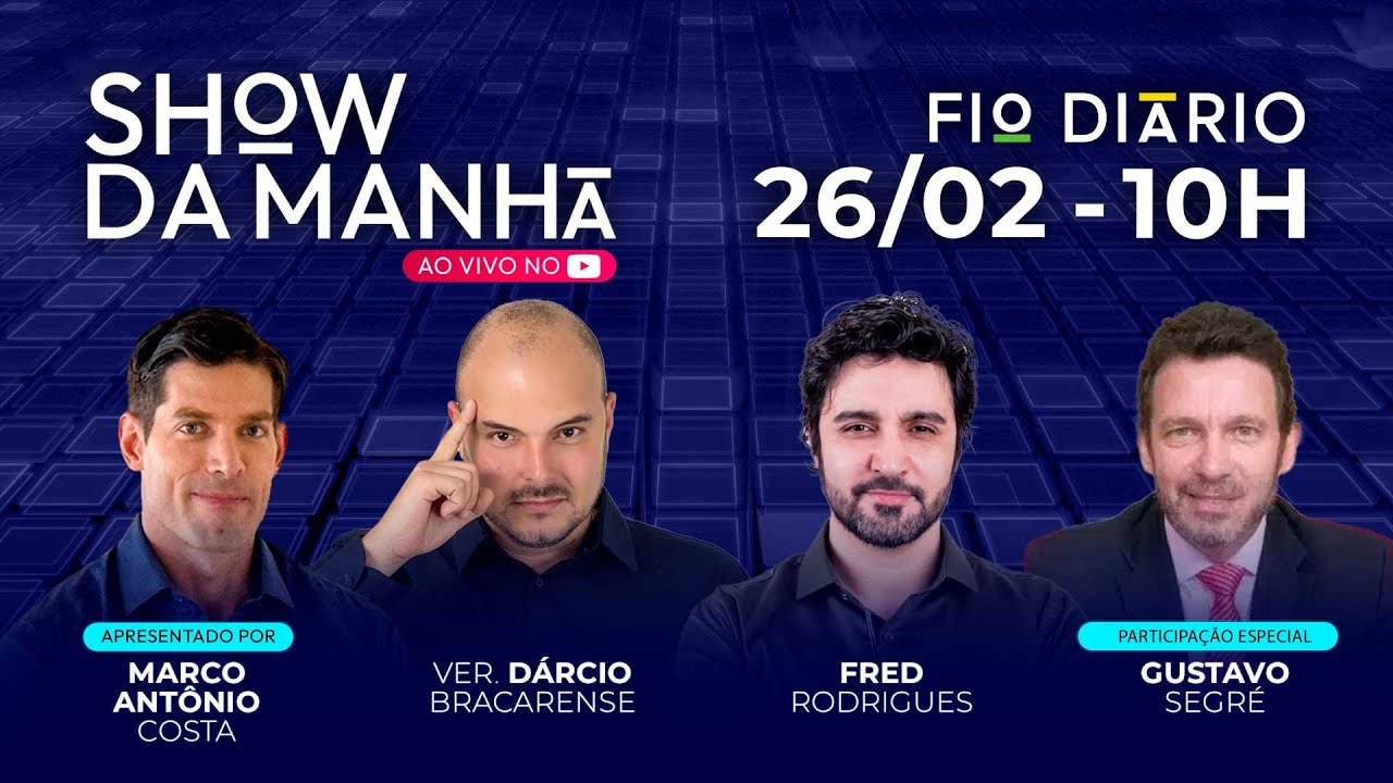 SHOW DA MANHÃ - URGENTE: CPI VAI QUEBRAR SIGILO DE EMPRESA LIGADA A TOFFOLI - 26/02/2026