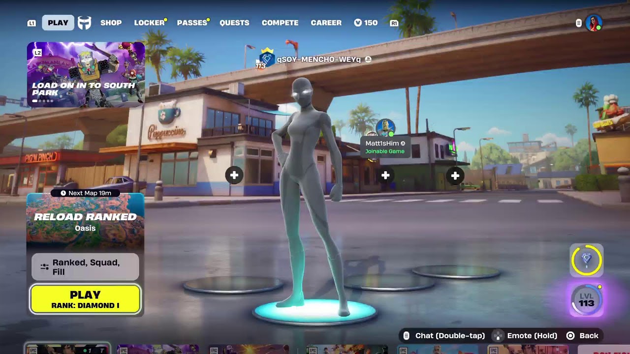 Playing Fortnite
