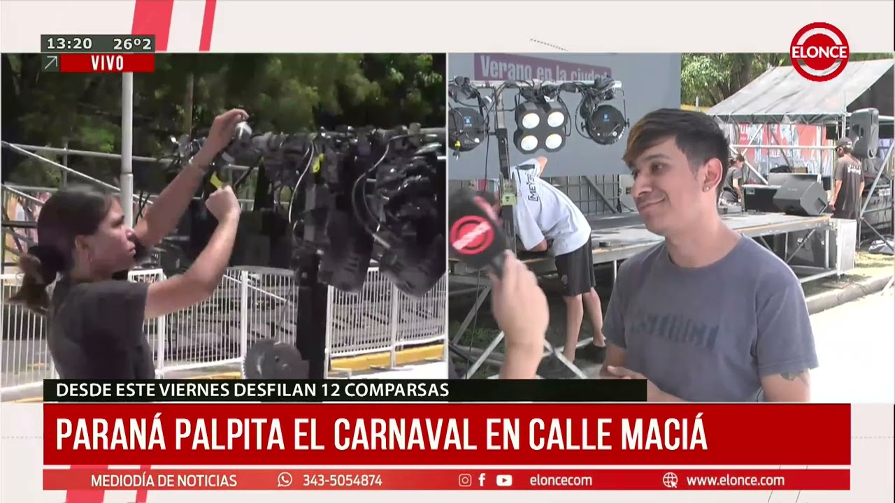 Arrancan este viernes los carnavales 2026 en Paraná - Elonce