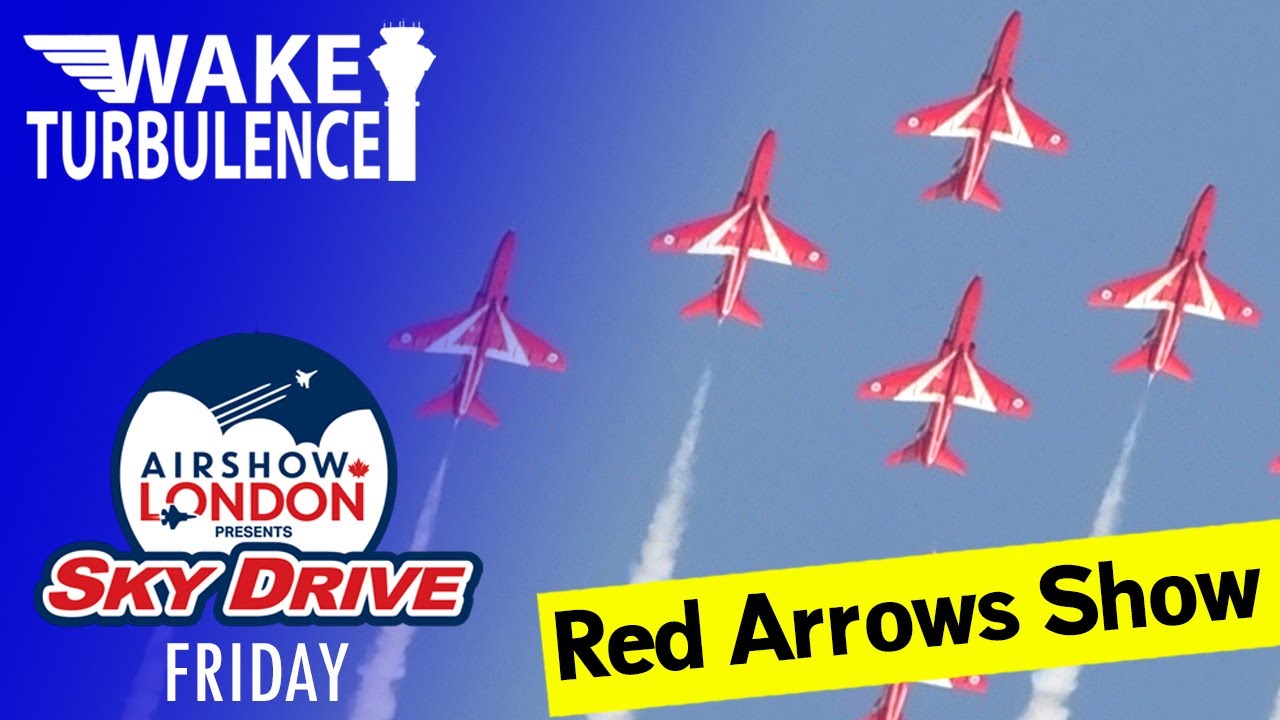 RAF Red Arrows Golden Hour Performance @ Airshow London SkyDrive 2024
