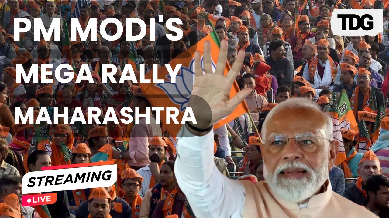 PM Modi in Nandurbar, Maharashtra Live, Modi Address Massive Rally | Lok Sabha Election 2024