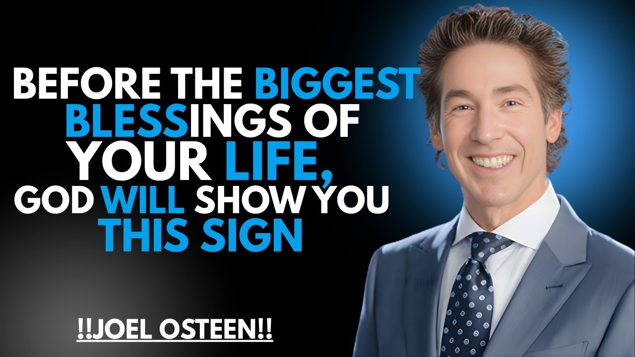 BEFORE THE BIGGEST BLESSINGS OF YOUR LIFE, GOD WILL SHOW YOU THIS SIGN