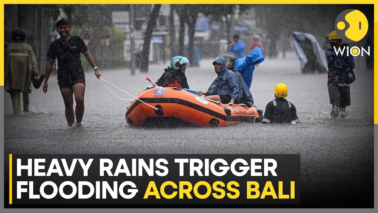 Bali Floods: Hundreds Evacuated As Rising Waters Inundate Homes & Businesses | WION