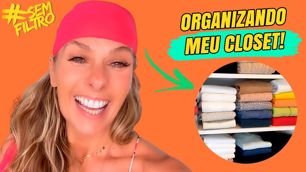 ARRUMANDO MEU CLOSET COM UMA PERSONAL ORGANIZER! | Adriane Galisteu