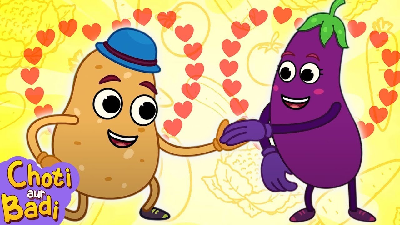 Sabziyon Ka Bazaar | Hindi Rhymes |  Choti aur Badi #balgeet #hindirhymes