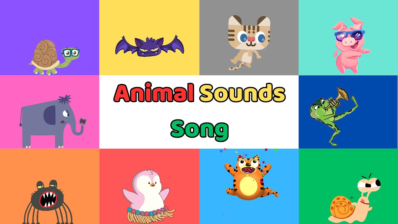 Animal Sounds Song N17T6 | Nursery Rhymes | Kids TV Education