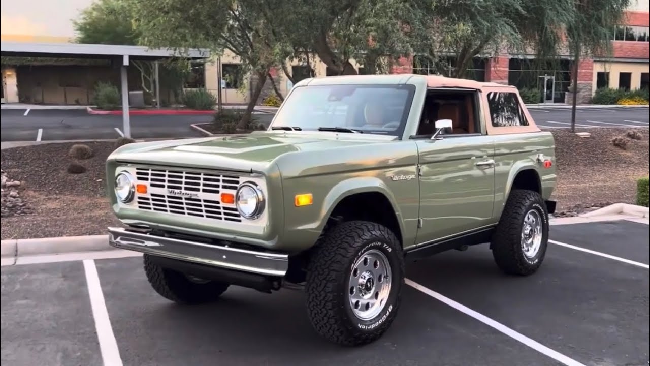 Vintage Modern Old School Bronco!!! Luxury Auto Collection ￼Scottsdale, Arizona. ￼