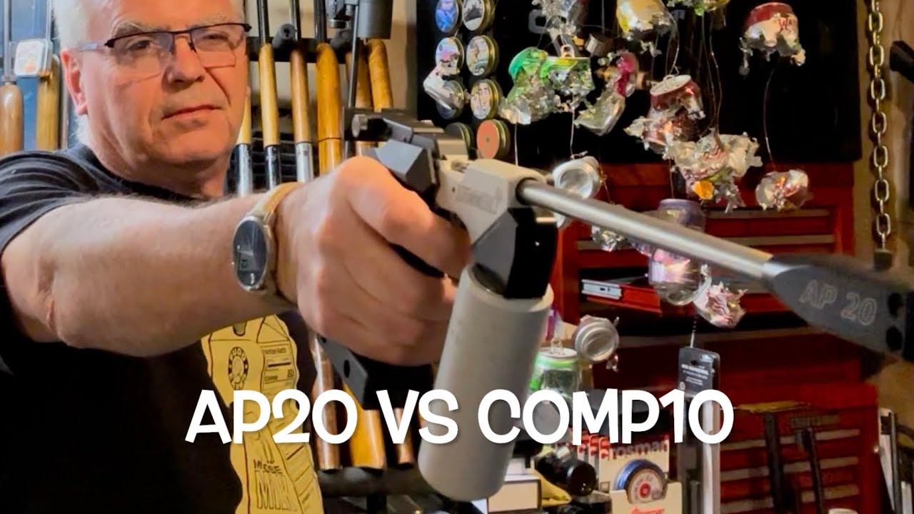 Целевые пистолеты Hammerli AP-20 против Air Venturi Comp10 PCP, FTW!