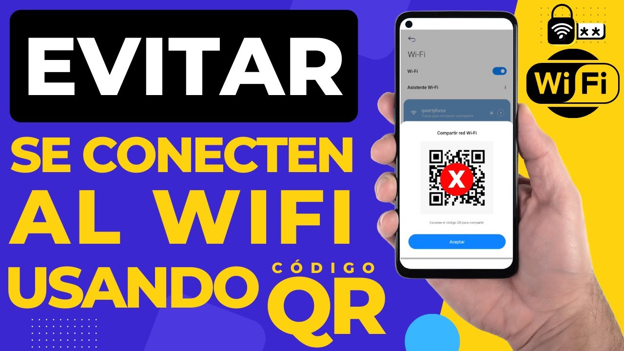 Como evitar, impedir y bloquear se conecten al wifi usando el codigo QR / protege tu wifi #dntz4182