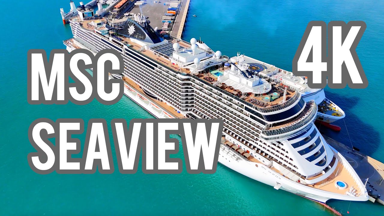 MSC SEAVIEW Cruise Ship Tour 4K