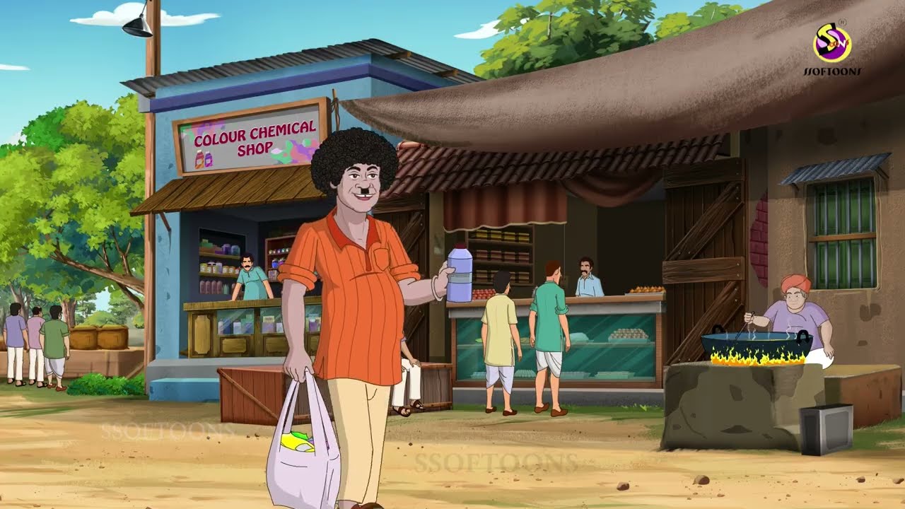 जादुई रंगों वाली दुकान | Hindi Kahani | Comedy Money Animated Story