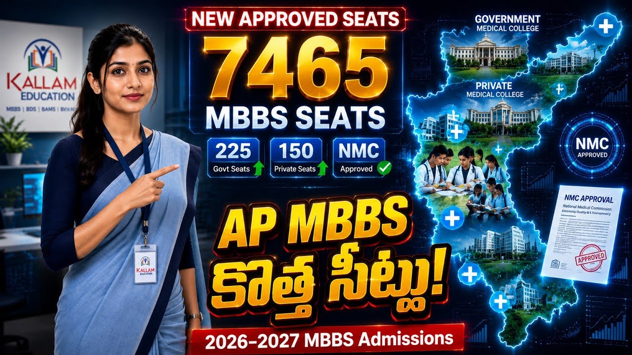 MBBS Seats Increase in Andhra Pradesh (AP) for the 2026-27 Academic Year