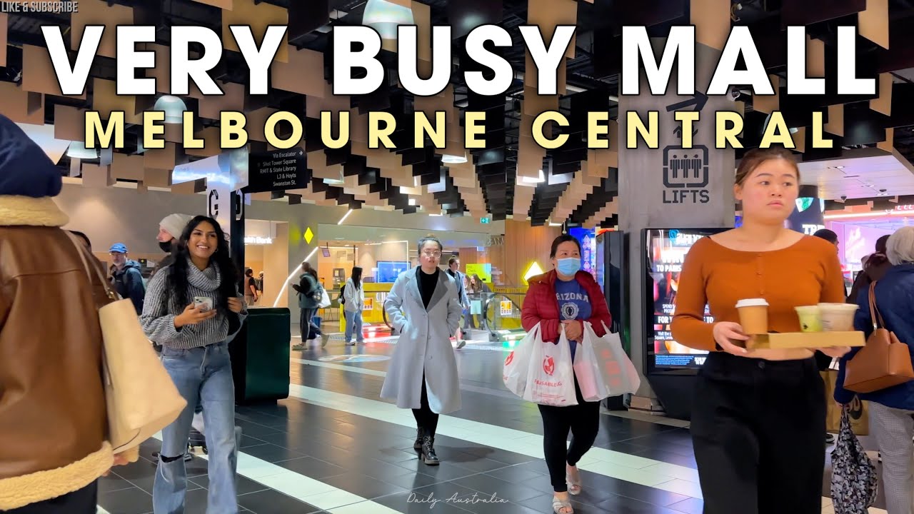 Melbourne Mall Walking Tour | Virtual Walk in Melbourne Central | Australia Today