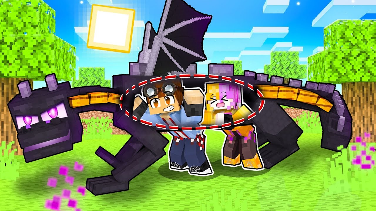 Adopted by FAKE Dragons In Minecraft!