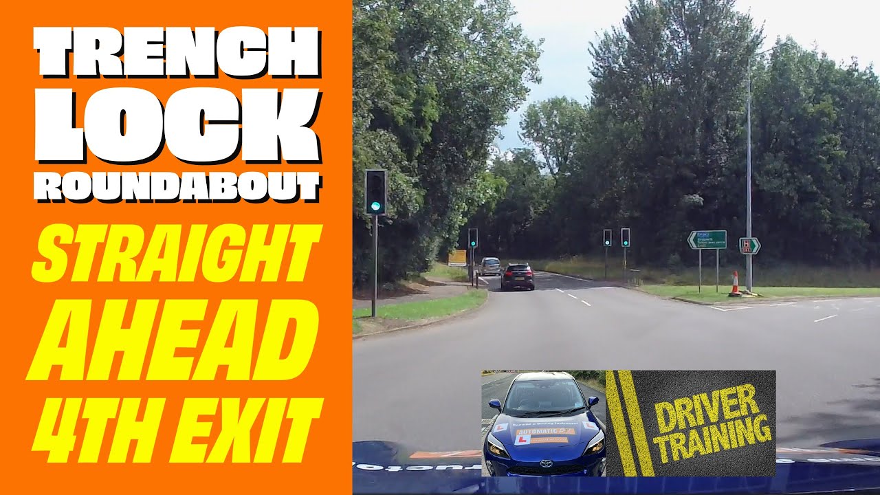 Mastering the Trench Lock Roundabout: Navigating Straight Ahead to the 4th Exit on A442