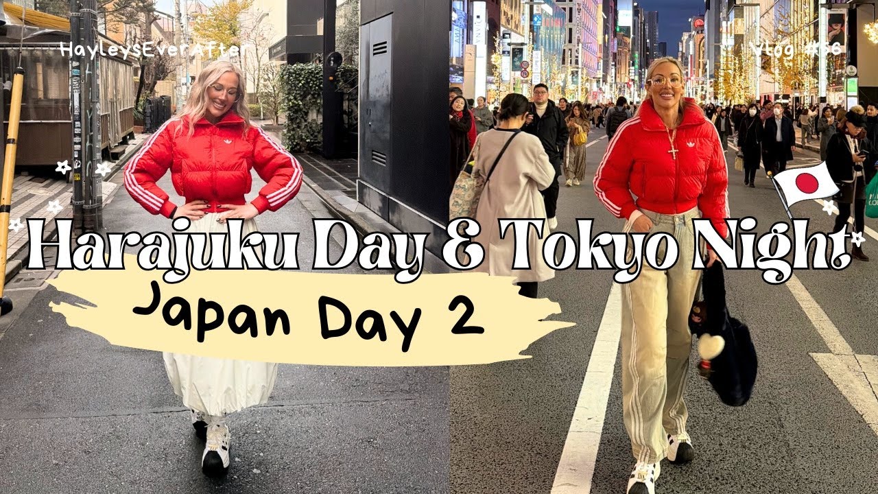 Harajuku Day & Tokyo Night 🇯🇵 | Shibuya, Pop Mart, Ginza Night Walk (Japan Vlog Day 2)