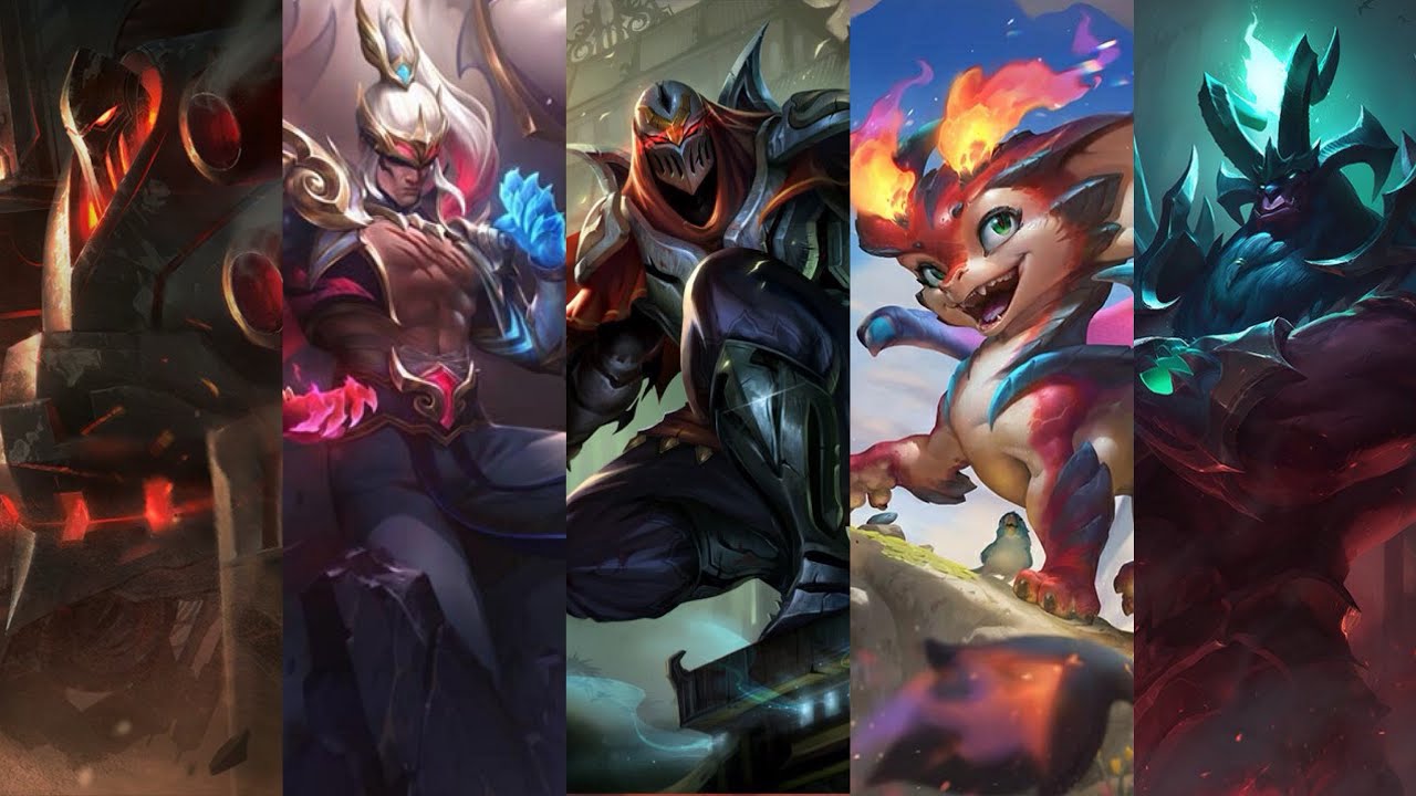 LMHT Summoner Rift (Demacia): Urgot, Lee Sin, Zed, Smolder, Galio - 111
