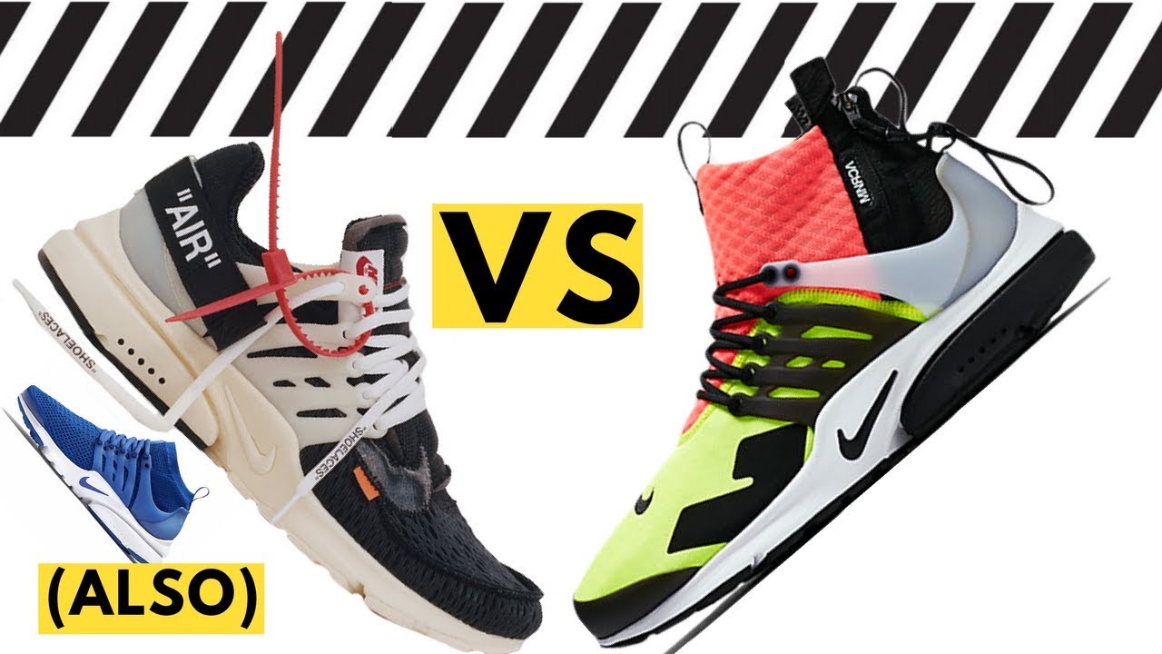 Off White Presto Comparison with Acronym Presto Shoes of the Year! Flyknit Presto as well