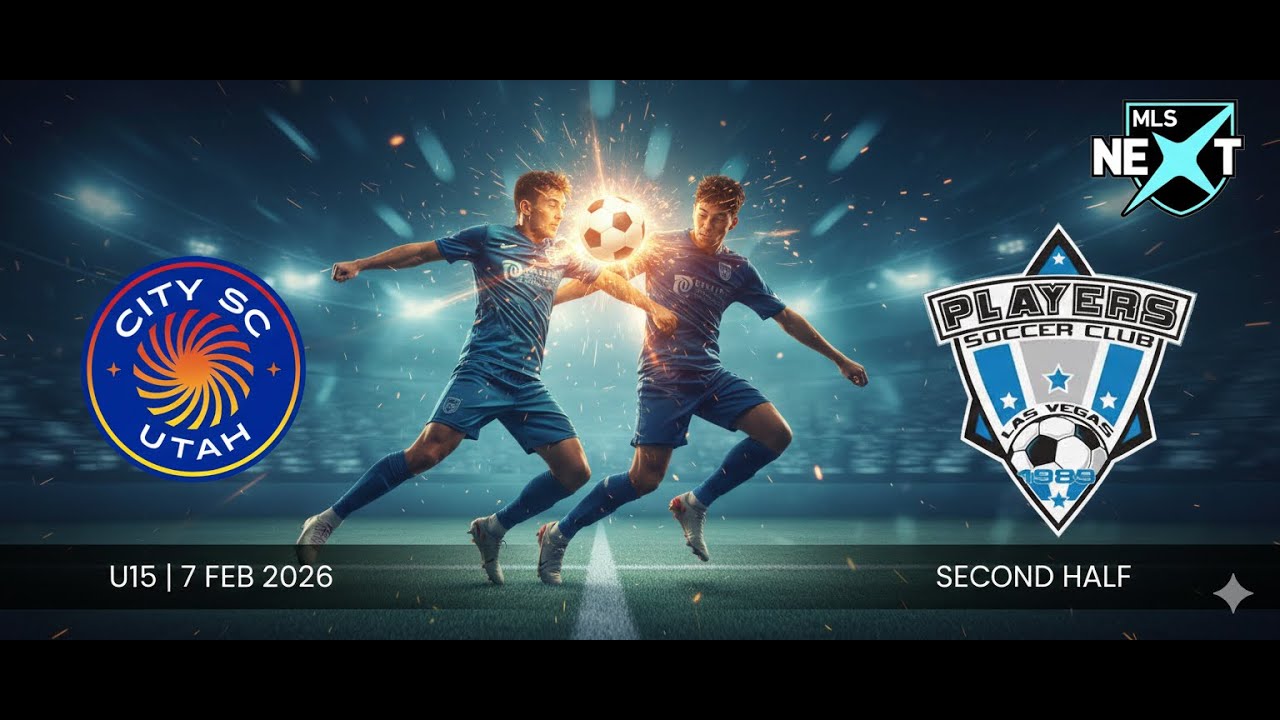 City SC Utah U15 vs. Players SC: Full 2nd Half | MLS NEXT 02/07/26