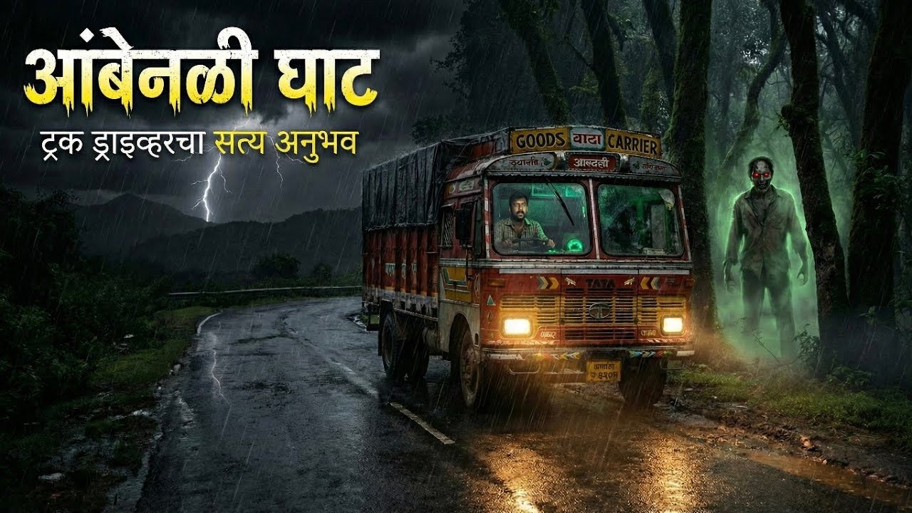 अंबेनळी घाटात ती रात्र ट्रकसमोर उभा होता भयानक माणूस  | Marathi Horror Story | Marathi Horror Katha