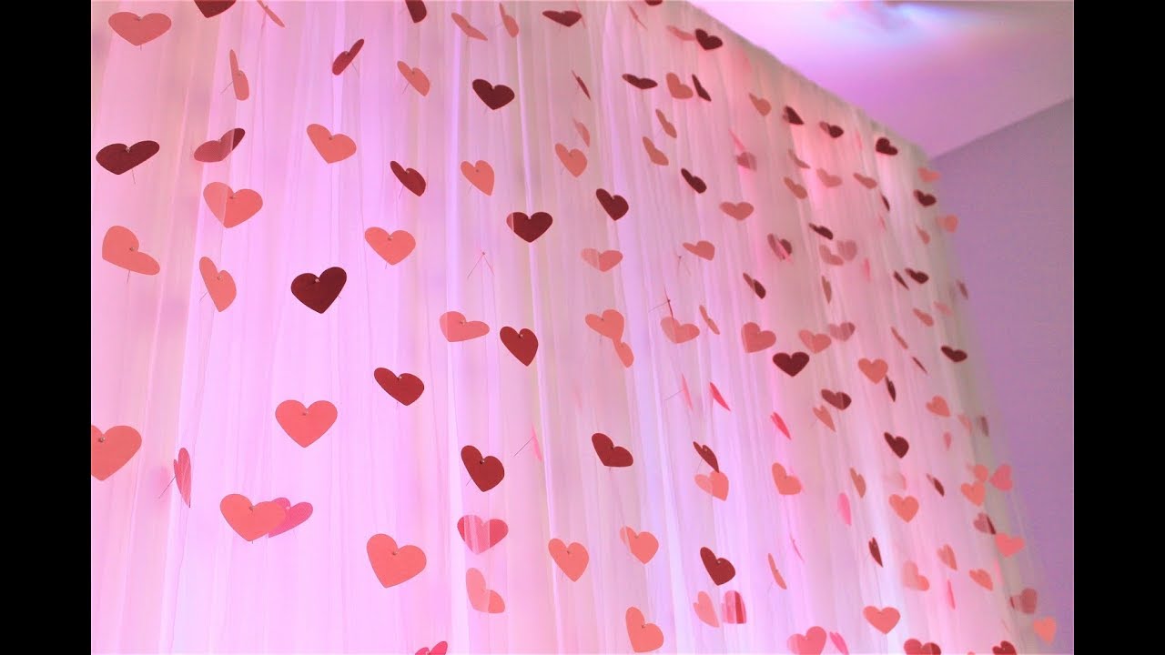 Valentine's Day Heart Backdrop DIY | How To