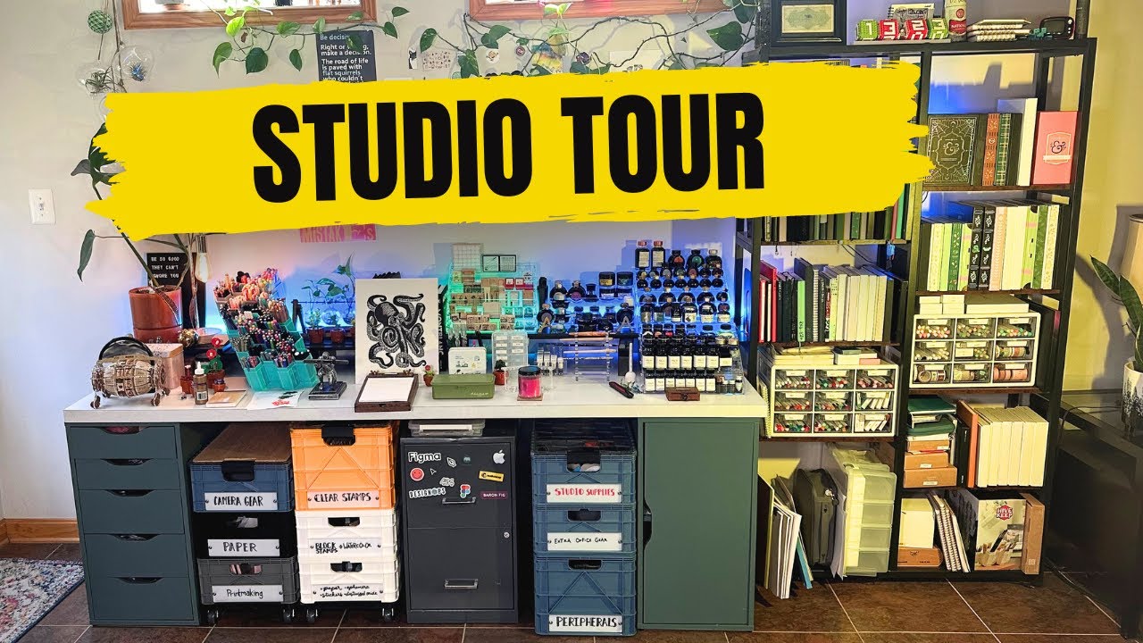 How I Organize All My Stationery | Studio Tour