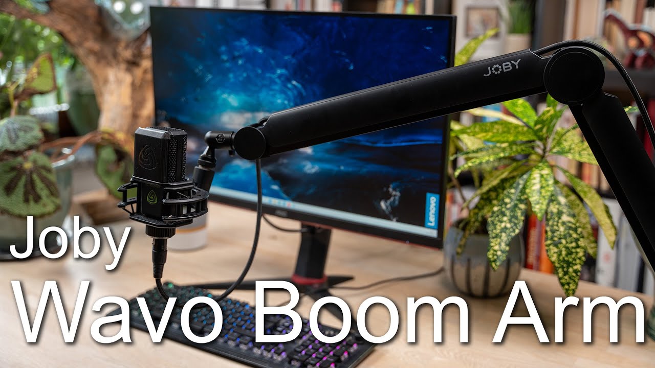 Joby Wavo Boom Arm im Test - Schicker Mikrofonarm inklusive Getränkehalterung