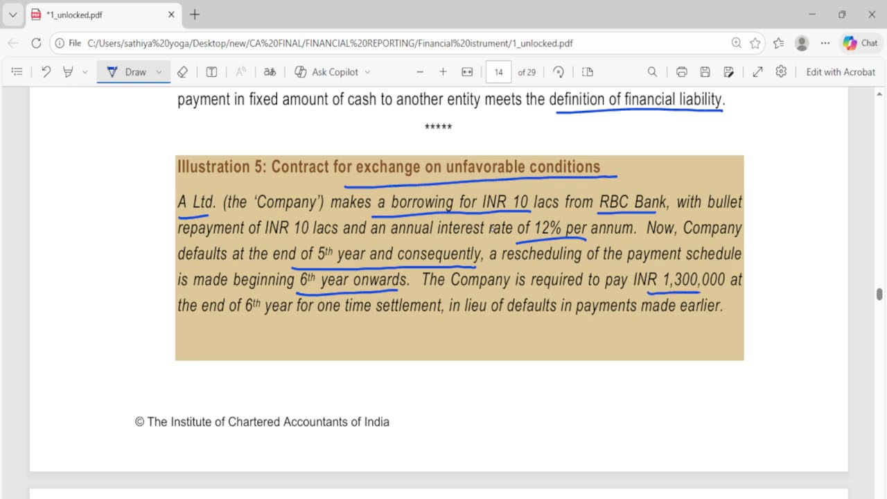 7. ILLUSTRATION 1 TO 5 CA Final Ind AS 23, 107 & 109 in Tamil | Complete Classes | ICAI Exam
