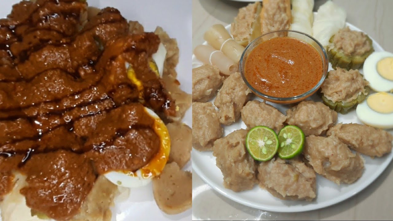 Siomay Babi (Dengan Bumbu Kacang, Paket Komplit dan Rasa Istimewa) Pork Siu Mai With Peanut Sauce