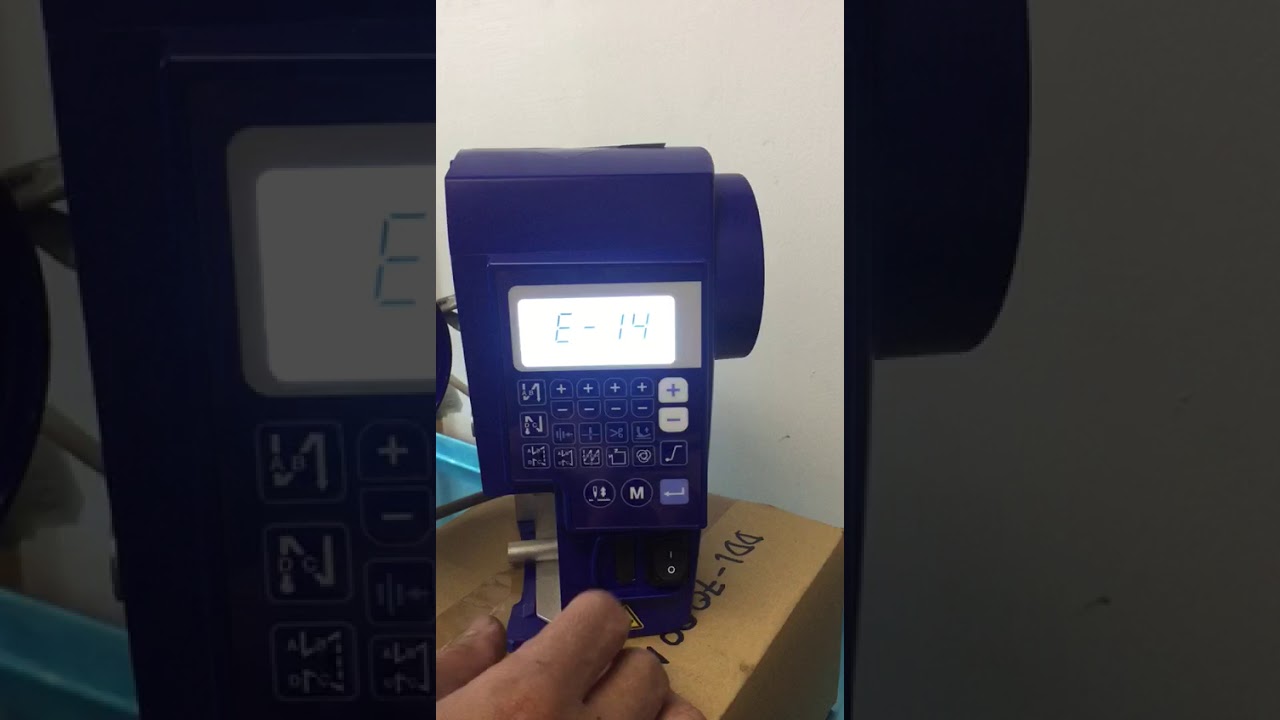 JUKI DDL-7000A HOW TO RESOLVE ERROR-14