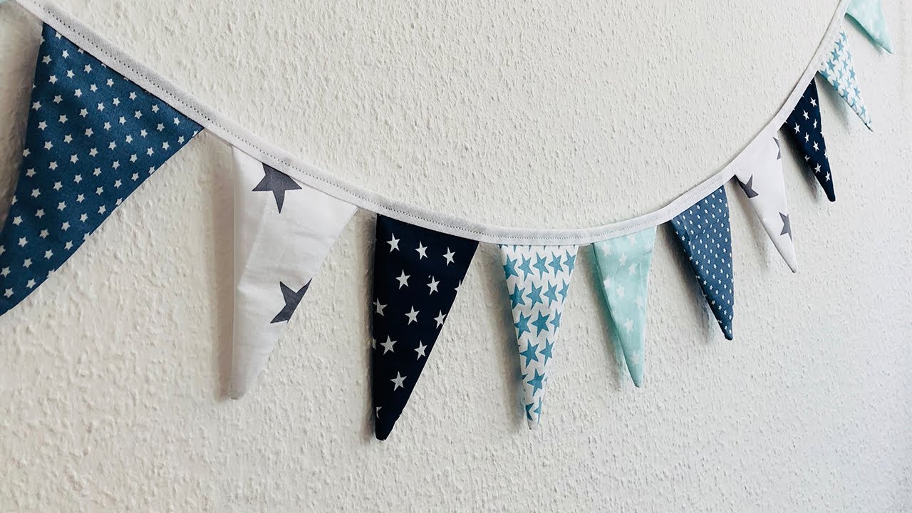 DIY Wimpelkette Nähen